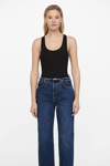 Anine Bing August Tank In Black In Black