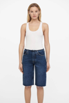 Anine Bing August Ribbed Tank Top In White