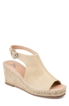 Journee Collection Crew Espadrille Wedge Sandal In Nude