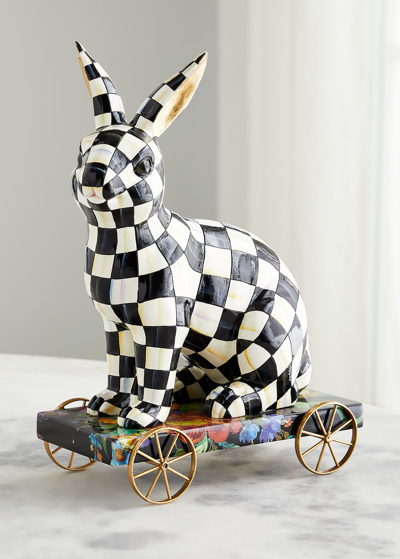 Mackenzie-childs Courtly Check Easter Bunny On Parade In Multi