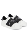 GIVENCHY LOGO STRAP LEATHER SNEAKERS