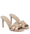 Saint Laurent Women's Dark Beige Tribute Leather Sandals For Fw23 In Dark Beige