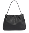 THE ROW BOURSE SMALL LEATHER SHOULDER BAG