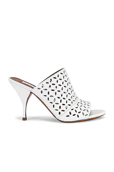 Alaïa Petal Sandals In Blanc Casse