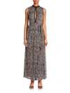 ALICE AND OLIVIA Ramon Mockneck Keyhole Gown