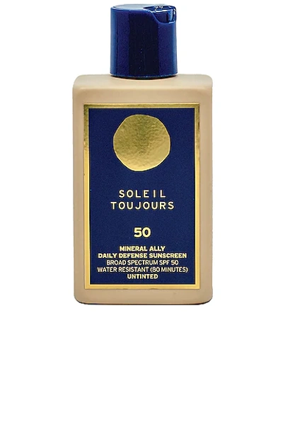 Soleil Toujours Travel Mineral Ally Daily Defense Spf 50 In N,a