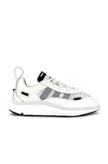 Y-3 Shiku Run Low-top Sneakers In White  Black & Orbit Grey