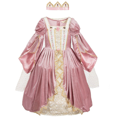 Dress Up By Design Kids'  Girls Pink 'royal Princess' Costume & Crown