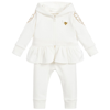 ANGEL'S FACE BABY GIRLS WHITE TRACKSUIT