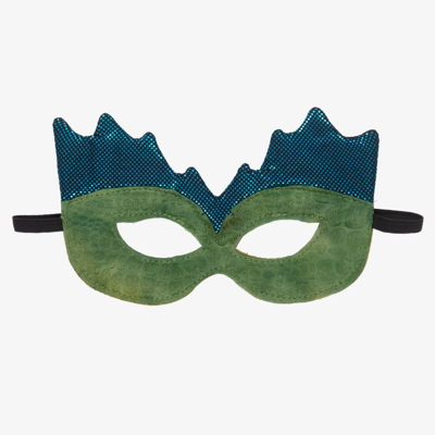 Souza Green & Blue Felt Dragon Mask