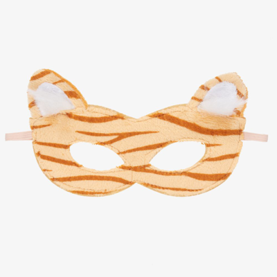 Souza Orange Faux Fur Tiger Mask