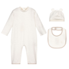 FENDI IVORY BABYSUIT GIFT SET