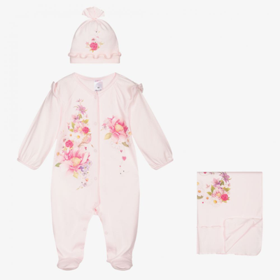 Sofija Girls Pink Babygrow Gift Set