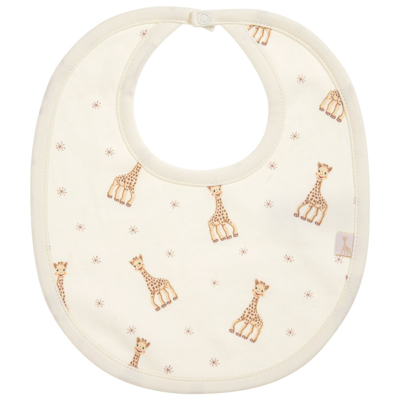 Kissy Kissy Beige Pima Cotton Baby Bib