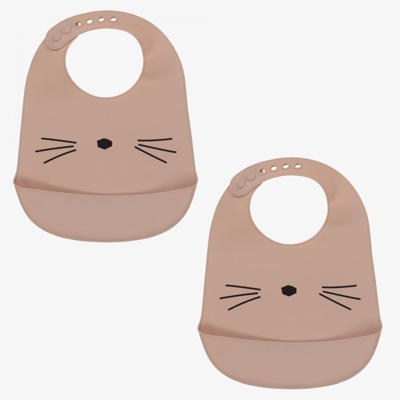 Liewood Pink Silicone Bibs (2 Pack)