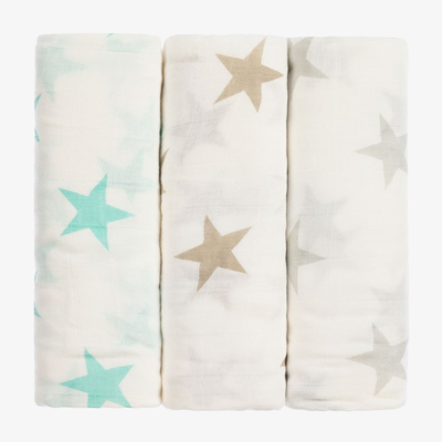 Aden + Anais Star Swaddle Blankets (3 Pack)