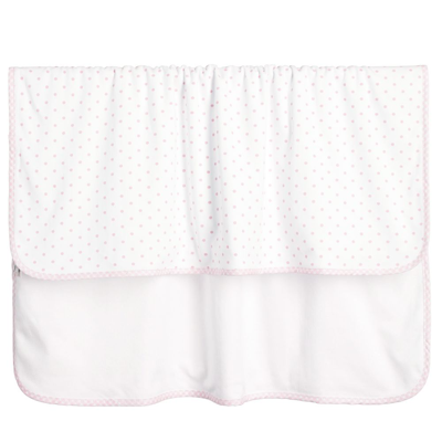 Magnolia Baby Girls Pink Dots Pima Blanket (74cm)