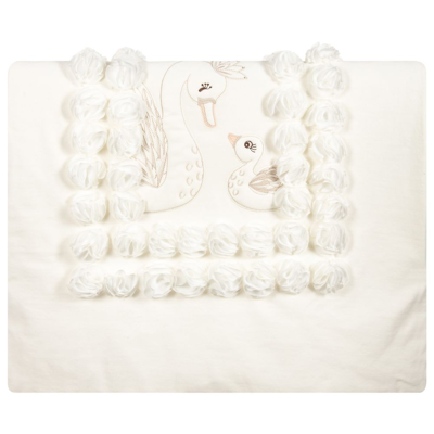 Sofija Girls Ivory Cotton Blanket (80cm)