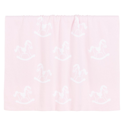 Kissy Kissy Girls Pink Cotton Blanket (90cm)