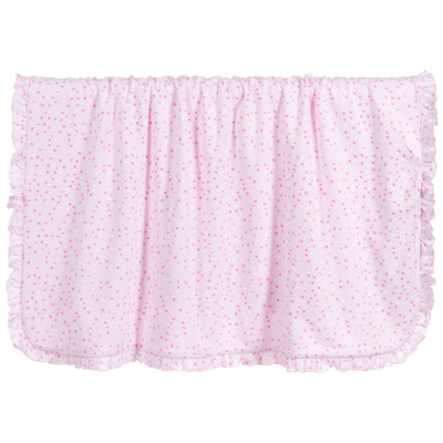 Kissy Kissy Girls Pima Cotton Blanket (72cm) In Pink