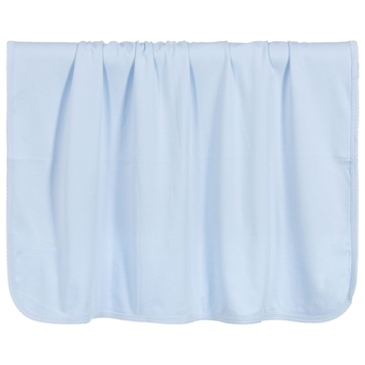Kissy Kissy Blue Cotton Blanket (74cm)
