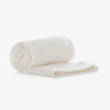 BEATRICE & GEORGE IVORY WOOL & CASHMERE KNIT BLANKET (100CM)