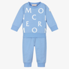 MONCLER BOYS BLUE LOGO TRACKSUIT