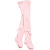 CARLOMAGNO GIRLS PINK COTTON BOW TIGHTS