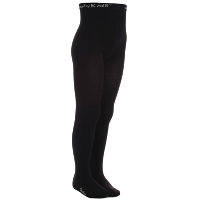 Country Black Cotton Tights