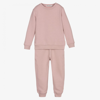MINYMO GIRLS LILAC PINK COTTON TRACKSUIT