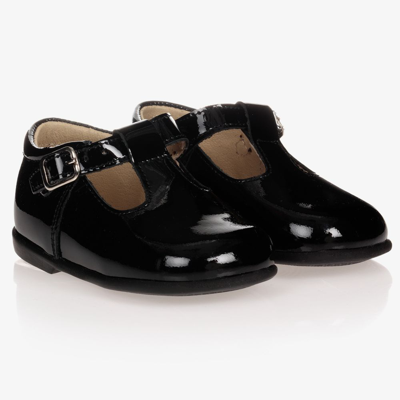 Early Days Babies' Black Patent Leather Shoes