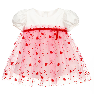 Childrensalon Occasions Babies' Girls Pink Tulle Heart Dress