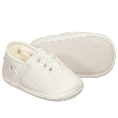 Sarah Louise Baby Ivory Pre-walker Shoes