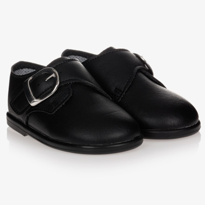 Early Days Babies' Boys Black First-walker Shoes