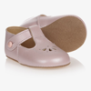 EARLY DAYS GIRLS PINK LEATHER PRE-WALKER SHOES