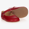 EARLY DAYS BABY GIRLS RED LEATHER PRE-WALKER SHOES