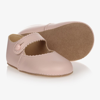 EARLY DAYS BABY GIRLS PINK LEATHER PRE-WALKER SHOES