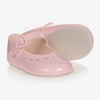 EARLY DAYS BABY GIRLS PINK PATENT PRE-WALKER SHOES