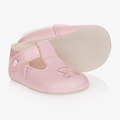 Early Days Baypods Babies' Girls Pink Pre-walker Button Shoes