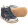 TIP TOEY JOEY BABY BOYS BLUE LEATHER HI-TOP TRAINERS