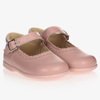 EARLY DAYS GIRLS PINK LEATHER SHOES