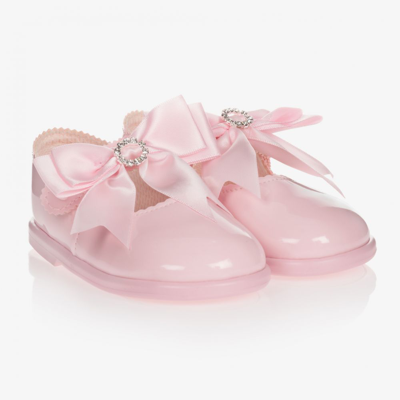 Early Days Baypods Babies' Girls Pink First Walker Shoes