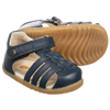 BOBUX STEP UP BABY NAVY BLUE LEATHER SANDALS