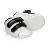 GIVENCHY WHITE LEATHER BABY SHOES