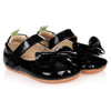 TIP TOEY JOEY GIRLS BLACK PATENT LEATHER BABY SHOES