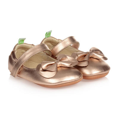 Tip Toey Joey Girls Pink Leather Baby Shoes