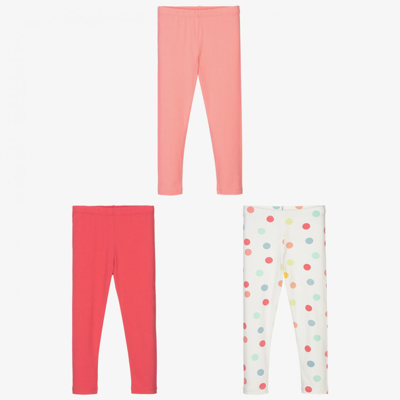 Childrensalon Essentials Kids' Girls Pink Leggings (3 Pack)
