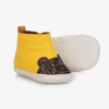 FENDI YELLOW FF BEAR PRE-WALKERS