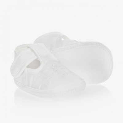 Early Days Baypods White Silk Baby Shoes