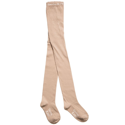 Country Kids' Beige Cotton Tights